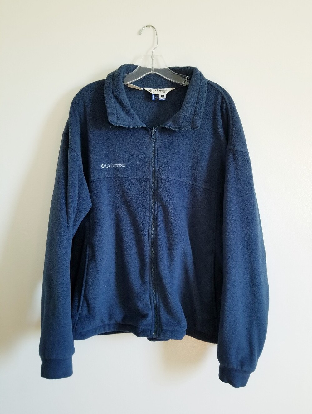 Columbia Men's Dark Navy Full-Zip Fleece Jacket XL